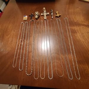 9 necklaces 6 pendants
